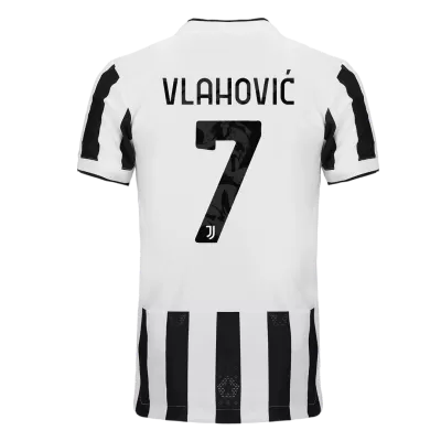 VLAHOVIĆ #7 Juventus Home Authentic Jersey 2021/22 Men - myjersey