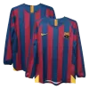 Barcelona Home Long Sleeve Soccer Jersey 2005/06 Men - myjersey