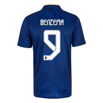 BENZEMA #9 Real Madrid Away Jersey 2021/22 Men - myjersey