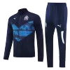 Marseille Jacket Tracksuit 2022 Black&Blue - myjersey