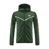 Hoodie Jacket Customize Tracksuit Green - myjersey