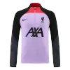 Liverpool 1/4 Zip Tracksuit 2022/23 Purple&Black - myjersey