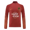 Atletico Madrid 1/4 Zip Tracksuit 2022/23 Red - myjersey