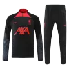 Liverpool 1/4 Zip Tracksuit 2022/23 Black - myjersey