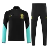 Inter Milan 1/4 Zip Tracksuit 2022/23 Black - myjersey