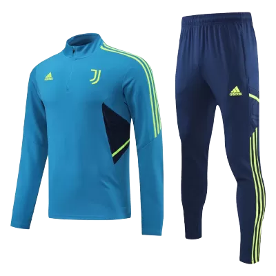 Juventus 1/4 Zip Tracksuit 2022/23 Blue - myjersey