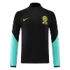 Inter Milan 1/4 Zip Tracksuit 2022/23 Black - myjersey