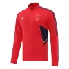 Ajax 1/4 Zip Tracksuit 2022/23 Red - myjersey