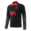 Liverpool 1/4 Zip Tracksuit 2022/23 Black - myjersey