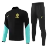 Inter Milan 1/4 Zip Tracksuit 2022/23 Black - myjersey