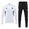 Real Madrid 1/4 Zip Tracksuit 2022/23 White - myjersey