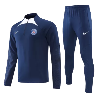 PSG 1/4 Zip Tracksuit 2022/23 Navy - myjersey