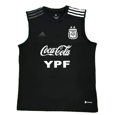 Argentina Pre-Match Sleeveless Top 2022 Black - myjersey