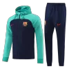 Barcelona Hoodie Tracksuit 2022/23 Green&Navy - myjersey