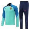 Barcelona 1/4 Zip Tracksuit 2022/23 Green - myjersey