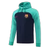 Barcelona Hoodie Tracksuit 2022/23 Green&Navy - myjersey