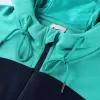 Barcelona Hoodie Tracksuit 2022/23 Green&Navy - myjersey