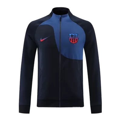 Barcelona Track Jacket 2022/23 Men - Black&Blue - myjersey