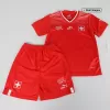 Switzerland Home Kids Jerseys Kit 2022 - myjersey