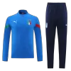 Italy 1/4 Zip Tracksuit 2022 Blue - myjersey