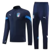 Italy 1/4 Zip Tracksuit 2022 Navy - myjersey