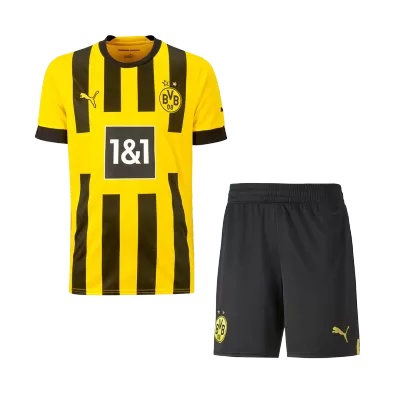 Borussia Dortmund Home Kids Jerseys Kit 2022/23 - myjersey