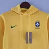 Brazil Sweater Hoodie 2022/23 Men Yellow - myjersey