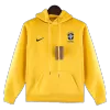 Brazil Sweater Hoodie 2022/23 Men Yellow - myjersey