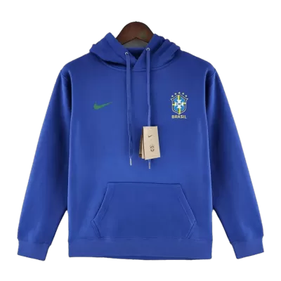 Brazil Sweater Hoodie 2022/23 Men Blue - myjersey