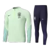 Brazil 1/4 Zip Tracksuit 2022 Green - myjersey