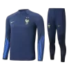 France 1/4 Zip Tracksuit 2022 Navy - myjersey