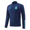 Argentina 1/4 Zip Tracksuit 2022 Royal - myjersey