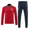 Portugal 1/4 Zip Tracksuit 2022 Red - myjersey