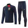 Portugal 1/4 Zip Tracksuit 2022 Black - myjersey