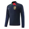 Portugal 1/4 Zip Tracksuit 2022 Black - myjersey