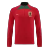 Portugal 1/4 Zip Tracksuit 2022 Red - myjersey