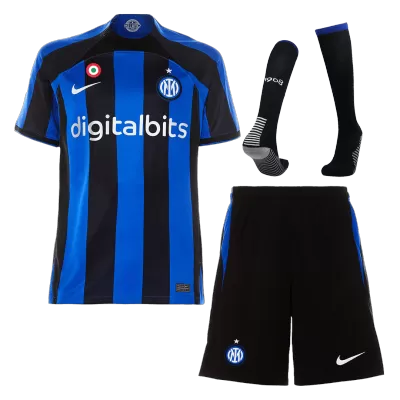 Inter Milan Home Kids Jerseys Full Kit 2022/23 - myjersey