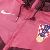 Croatia Hoodie Windbreaker Jacket 2022 Men - Pink - myjersey