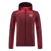 Barcelona Hoodie Windbreaker Jacket 2022/23 Men - Red - myjersey