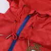 Portugal Hoodie Windbreaker Jacket 2022 Men - Red&Blue - myjersey