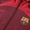 Barcelona Hoodie Windbreaker Jacket 2022/23 Men - Red - myjersey