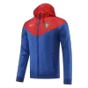 Portugal Hoodie Windbreaker Jacket 2022 Men - Red&Blue - myjersey