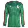 Mexico Home Long Sleeve Soccer Jersey 2022 Men - myjersey