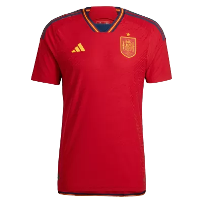 Spain Home Authentic Jersey World Cup 2022 Men - myjersey