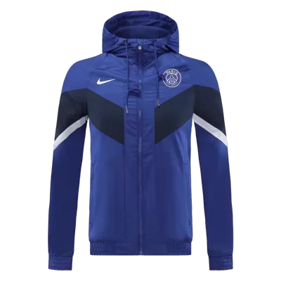 PSG Hoodie Windbreaker Jacket 2022/23 Men - Blue - myjersey