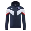 PSG Hoodie Windbreaker Jacket 2022/23 Men - Navy&White - myjersey