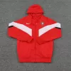 Portugal Hoodie Windbreaker Jacket 2022 Men - Red - myjersey