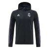 Real Madrid Hoodie Windbreaker Jacket 2022/23 Men - Black - myjersey