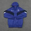 PSG Hoodie Windbreaker Jacket 2022/23 Men - Blue - myjersey