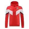 Portugal Hoodie Windbreaker Jacket 2022 Men - Red - myjersey